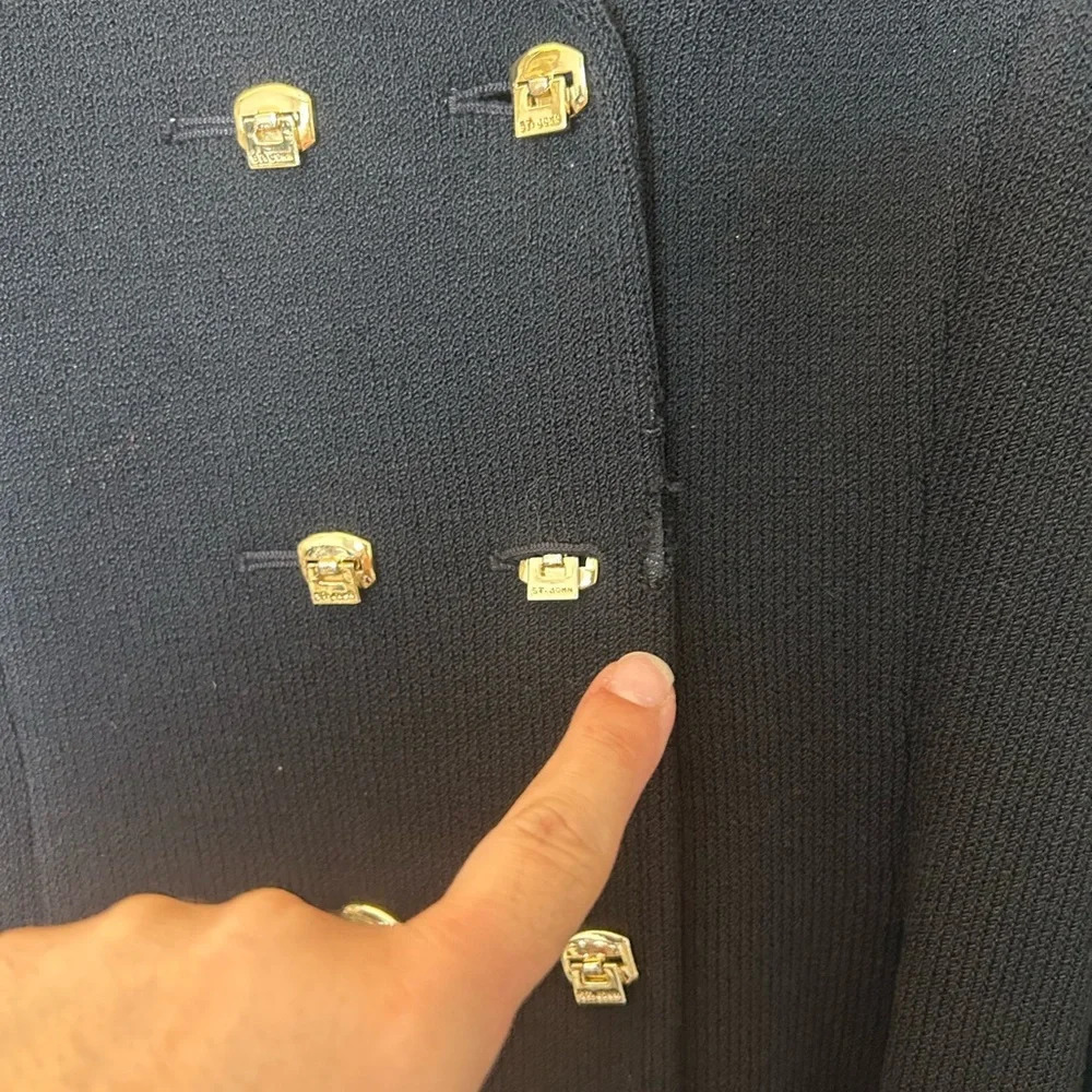 St. John Collection Double-Breasted Santana Knit … - image 6